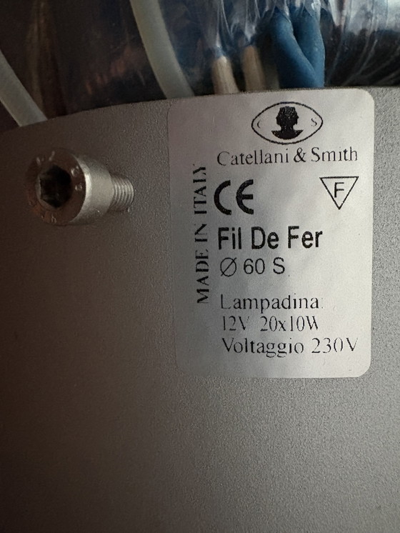 Image 1 of Lampe suspendue Fil de Fer par Catellani & Smith