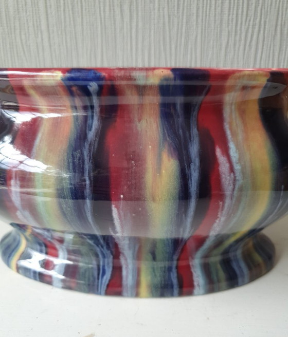 French Art Deco Cabinet Set – Louis Gueule Vierzon – Ca 1930 – Vases, Ceramic (photo 6 of 13)