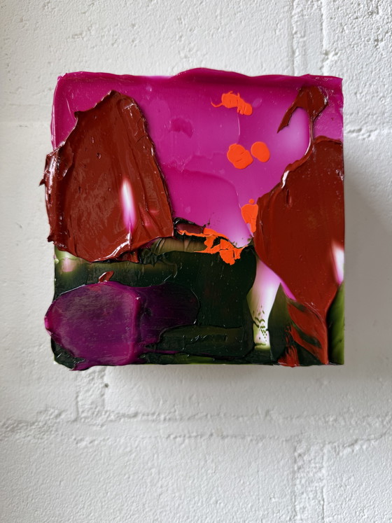 Image 1 of Abstract textuur schilderij hedendaagse kunst 
