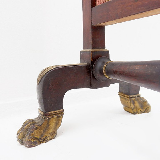 Image 1 of Pare-feu ancien de style Empire, France, début du XIXe siècle