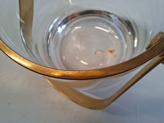 Image 1 of Magnifique seau à glaçons de table, modèle original des années 1970.