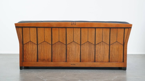 Image 1 of Sofá de diseño Art Déco Schuitema 2,5 plazas de cuero