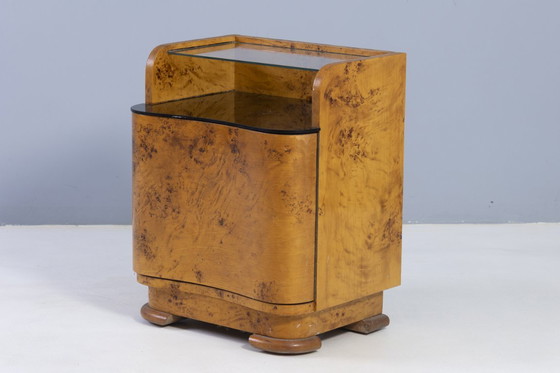 Image 1 of Juego de 2 mesitas de noche, UP Závody, años 50, Checoslovaquia