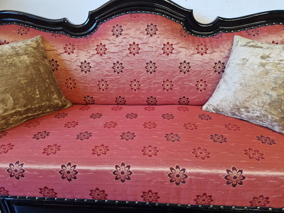 Image 1 of Sofá Art Nouveau antiguo recién tapizado