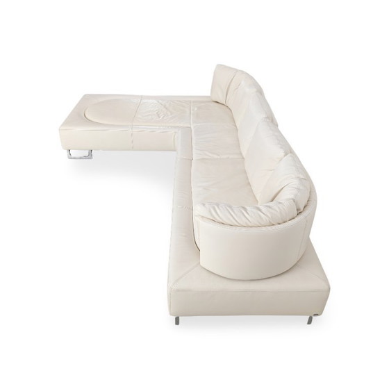 Image 1 of Divano angolare modulare Original De Sede DS 165 in pelle color crema