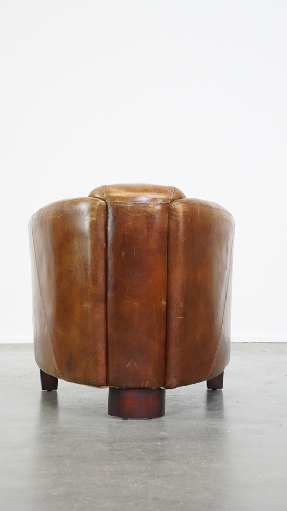 Image 1 of Beef Leather Aviator Armchair/ Armchair