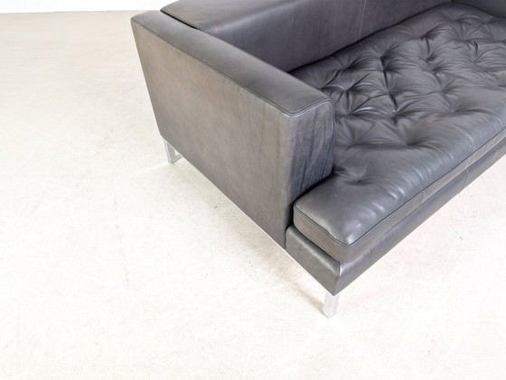 Image 1 of Divano originale de Sede DS-0040 in pelle, due posti, nero