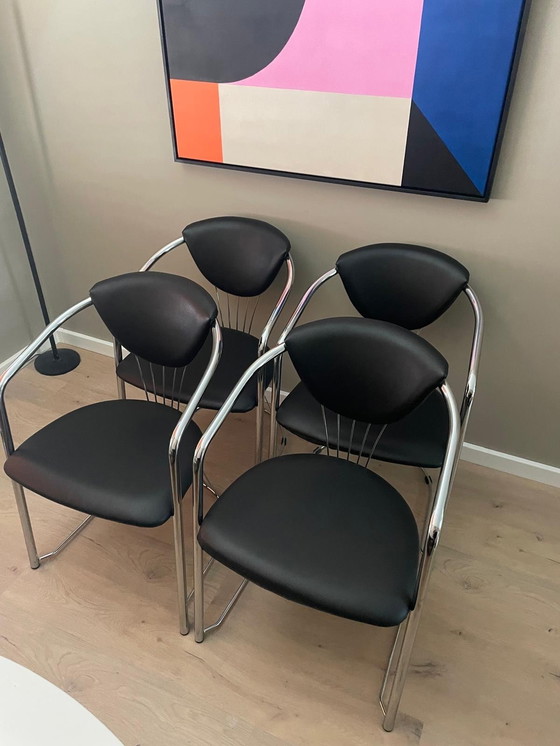 Image 1 of 4x dining chair Bauhaus style by Effezeta