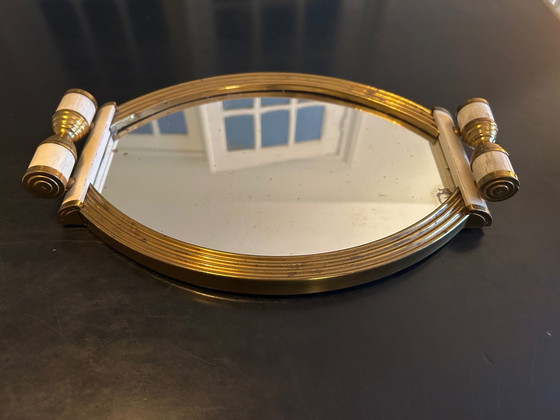 Image 1 of Bandeja de espejo Art Déco