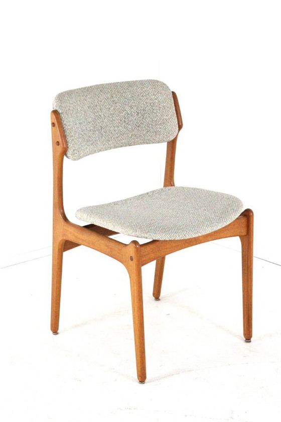 Image 1 of Set of 4 Erik Buch chairs O.D. Mobler model 49 vintage Danish