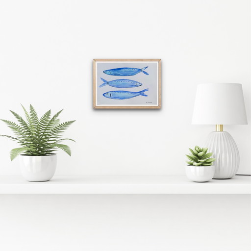 Watercolor Mackerel