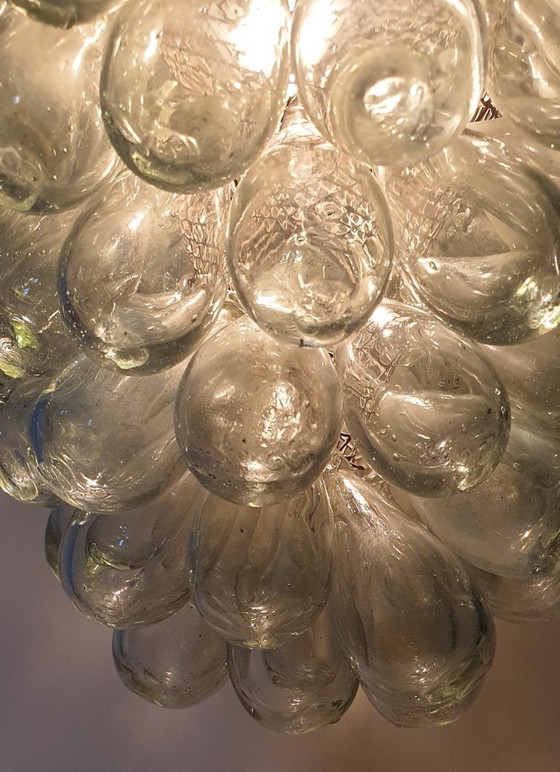 Image 1 of Vintage Murano grape pendant lamp