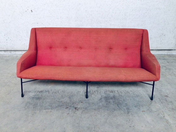Image 1 of Sofá de tres plazas modelo S12 original de Alfred Hendrickx para Belform, Bélgica, 1958