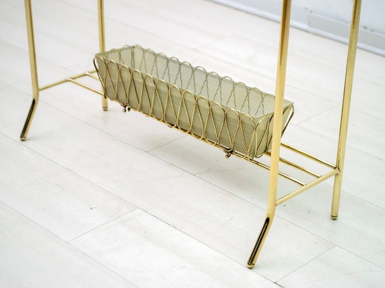 Image 1 of Fioriera a spirale in ottone attribuita a Gio Ponti, metà del secolo scorso, "Casa E Giardino".