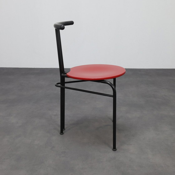 Image 1 of Satz von 4 postmodernen Esszimmerstühlen, 1980er Jahre