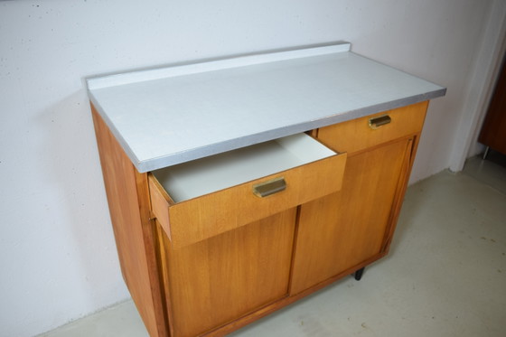 Koffiebar uit het midden van de 20e eeuw, vintage keukenkast, dressoir, ladekast – Monke Möbel, Ladekasten (photo 7 of 11)