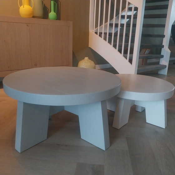 Image 1 of Set of big top coffee tables Keijser and Co