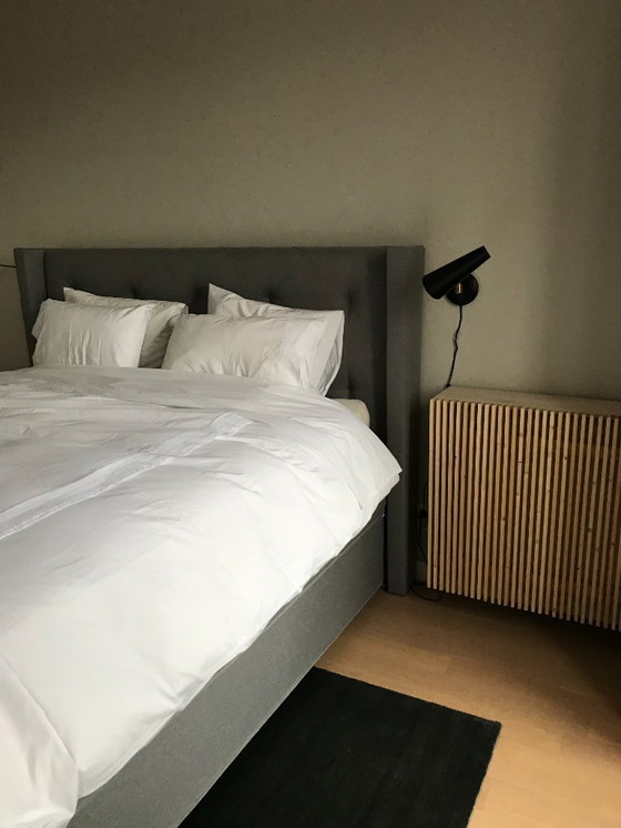 Image 1 of Swisse Sense, Luxus-Kopfteil, Doppelbett, graues Capitonné