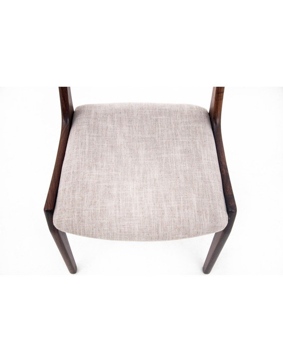 Image 1 of Juego de 4 sillas, diseño danés, años 60.