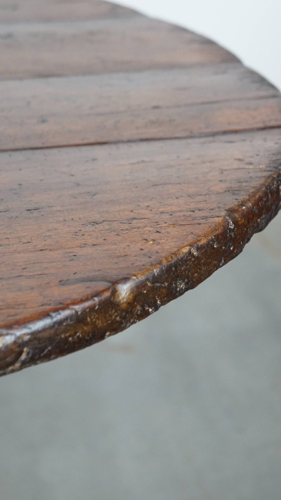 Image 1 of Mesa de comedor antigua XXL de madera de álamo del siglo XVIII
