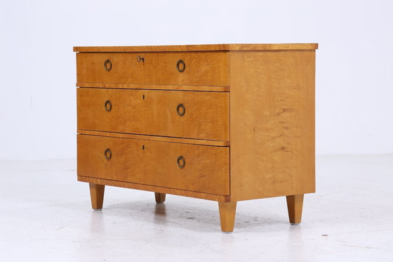 Image 1 of Vintage ladekast | Mid Century ladekast | houten opbergmeubel 60s 70s #05-24