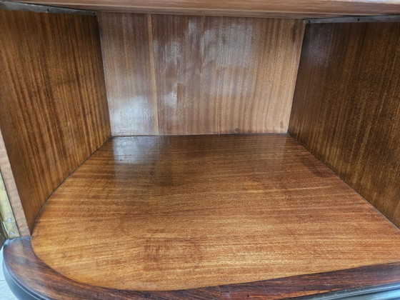Vittorio Dassi Rosewood Credenza With Black Glass Top, Italian 1940 – Vittorio Dassi Mobili Moderni (photo 18 of 36)