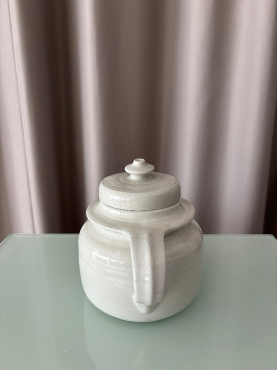 Tetera Arabia, cerámica blanca, Accesorios de mesa, Blanco, Scandinavian (foto 6 de 9)
