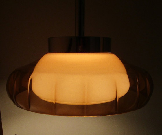 Image 1 of Lampe suspendue vintage Dijkstra, design milieu du siècle, style futuriste