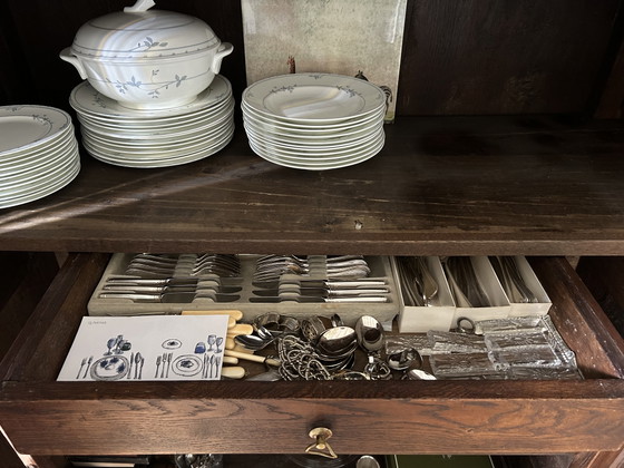 Antiker französischer Schrank – Wandschrank, Wood (photo 4 of 7)
