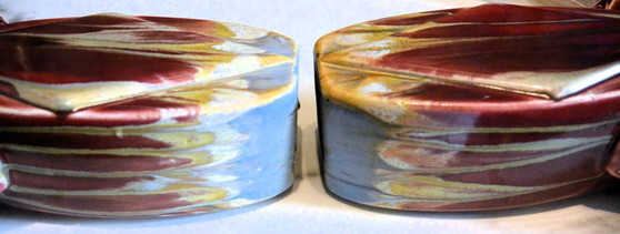 Image 1 of Thulin Pottery - 2 vases - #277 - Earthenware - Pair of Art Deco Vases