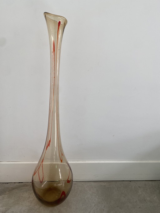 Ecran à main en verre XL - Murano glas - rookglas