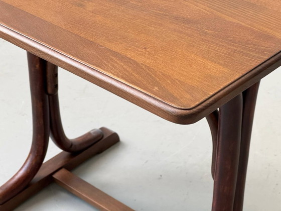 Image 1 of Kindertafel uit het midden van de 20e eeuw, gemaakt van beukenhout, jaren 70.