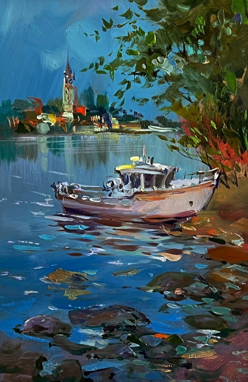 Un bateau près du rivage