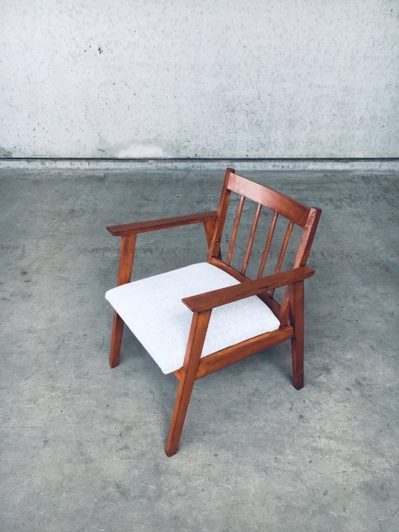 Image 1 of Ensemble de fauteuils de style hollandais moderne du milieu du siècle, Pays-Bas, années 1950