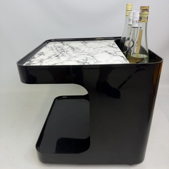 Carrello bar roulante modello "Game" di Marcello Siard per Collezioni Longato Padova, Carrelli bar, Nero (foto 15 di 17)