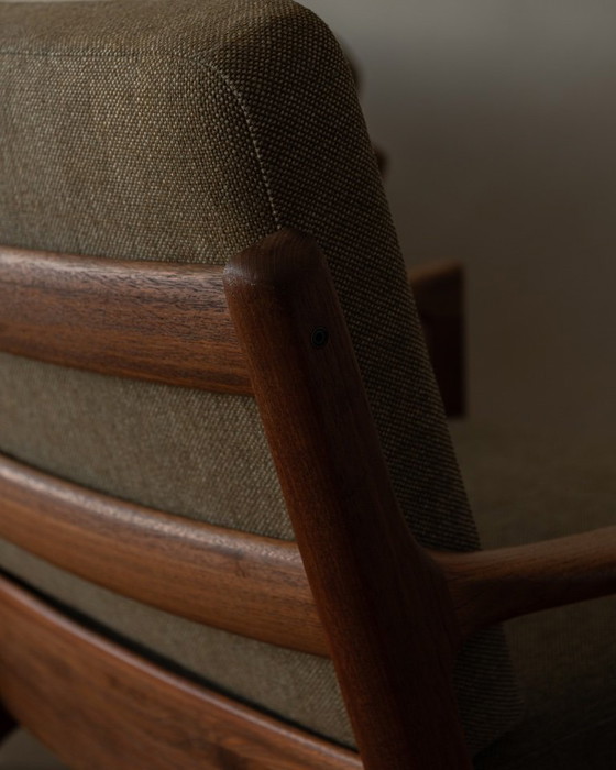 Image 1 of Vintage Senator Armchairs by Ole Wanscher for Cado Set of 2 | Danish Teak Lounge Chairs | Scandinavian Modern | 1960s