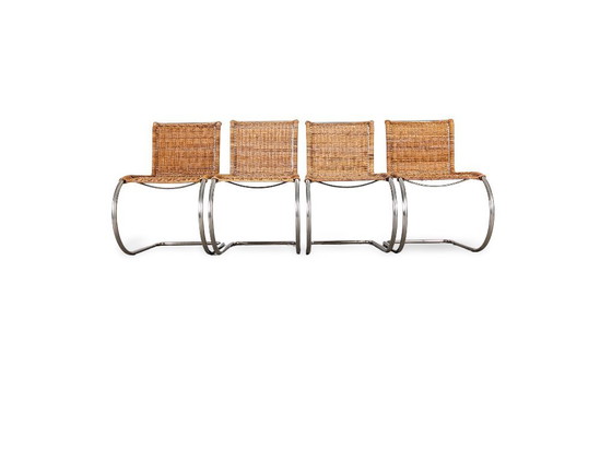 Image 1 of Set di 4 sedie Mies van der Rohe MR10 e sedie a sbalzo Tecta B42