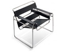 Sillón de diseño Wassily, fabricado en Italia, 240