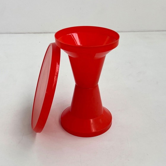 Image 1 of Coral Taormina Table from Giganplast, 1970s