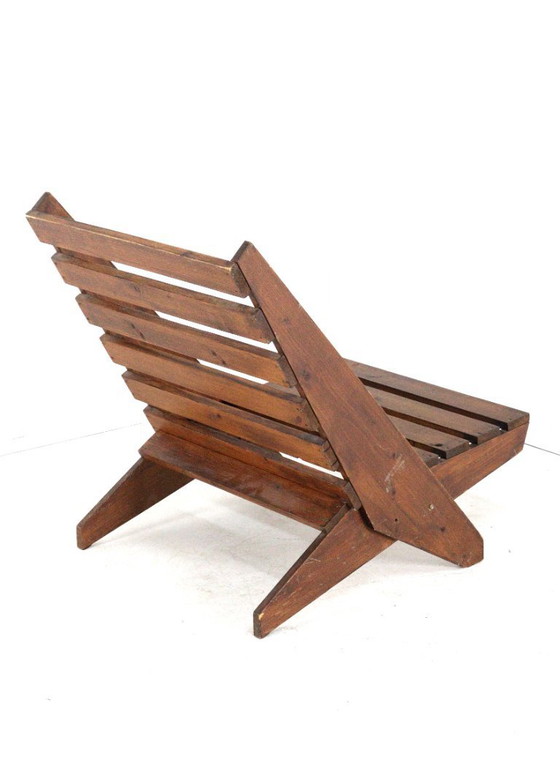 Image 1 of Chaise ciseaux vintage des années 1950
