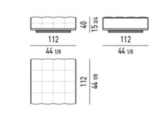 Image 1 of Minotti Lawrence Element Zwart Leder (2x) 