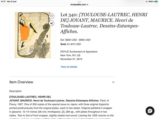Image 1 of Henri de Toulouse-Lautrec (Jane Avril)