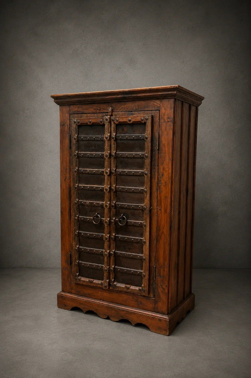 Mobile antico indiano in legno massello