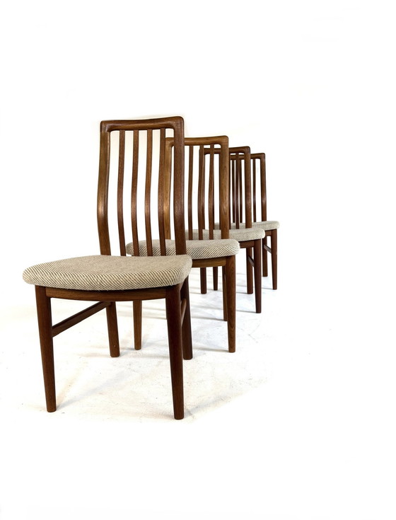 Image 1 of 4x vintage dining chair Kai Kristiansen '70s