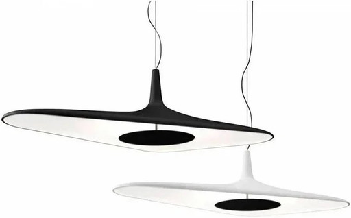 Due lampade Luceplan Soleil Noir - bianco e nero