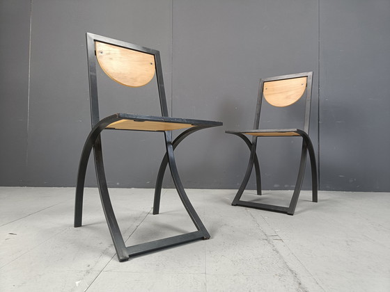 Image 1 of Sinus Dining Chairs By Karl Friedrich Förster For Kff, 1990S, Set Of 8