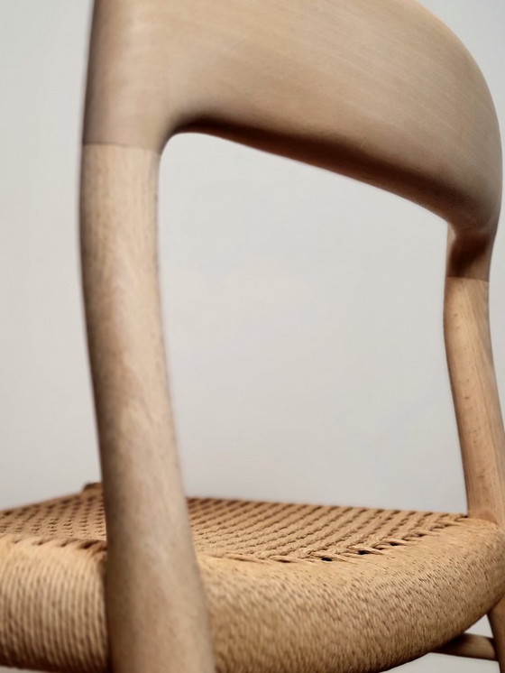 Image 1 of Set di 4 sedie modello 75 di N.O. Møller in legno di faggio