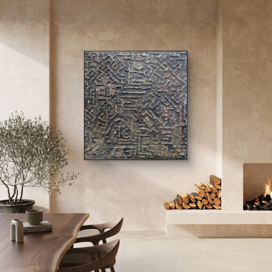 Image 1 of The Mysterious Maze – Uniek Schilderij / Wandobject