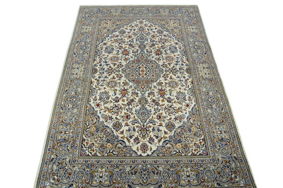 Image 1 of Kashan oosters tapijt - Handgeknoopt van fijne kurkwol - 226 x 140 cm