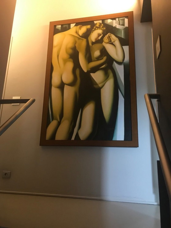 Image 1 of Adam und Eva von Tamara de Lempicka. Replik auf Leinwand